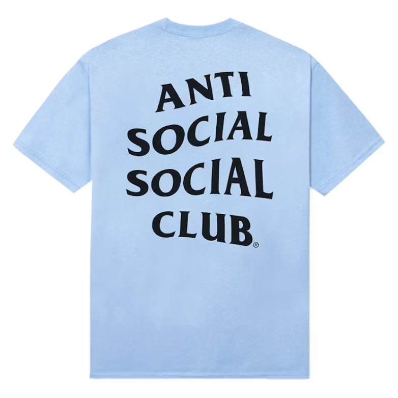 Anti Social Social Club Mind Game Tee Blue Anti Social Social