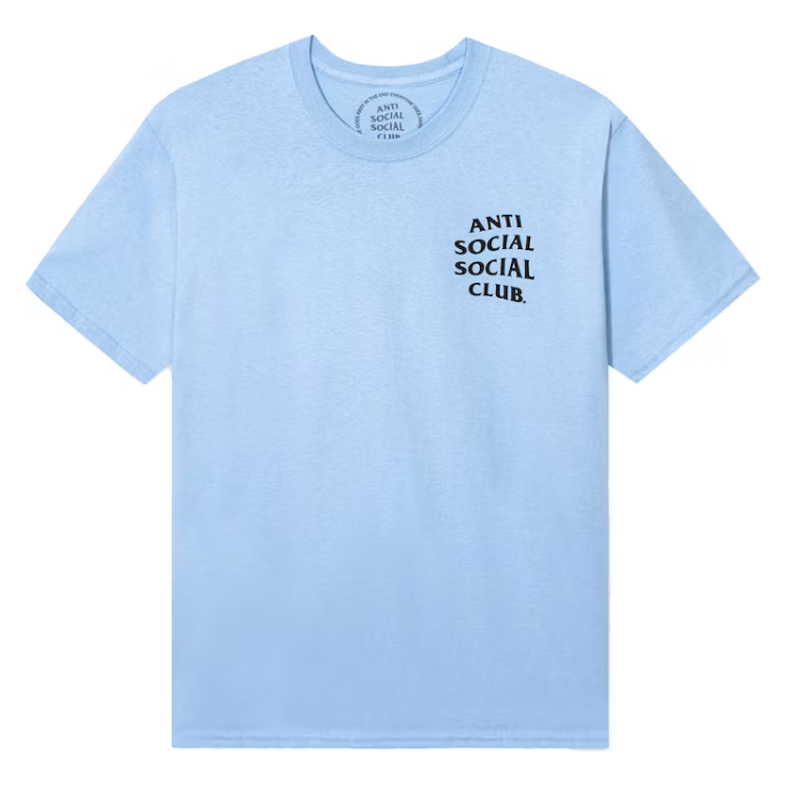 Anti Social Social Club Mind Game Tee Blue by Anti Social Social Club in Uncategorized. Available at KershKicks for £65.00. A must-have for fans of Anti Social Social Club looking to elevate their style with this T-Shirt.