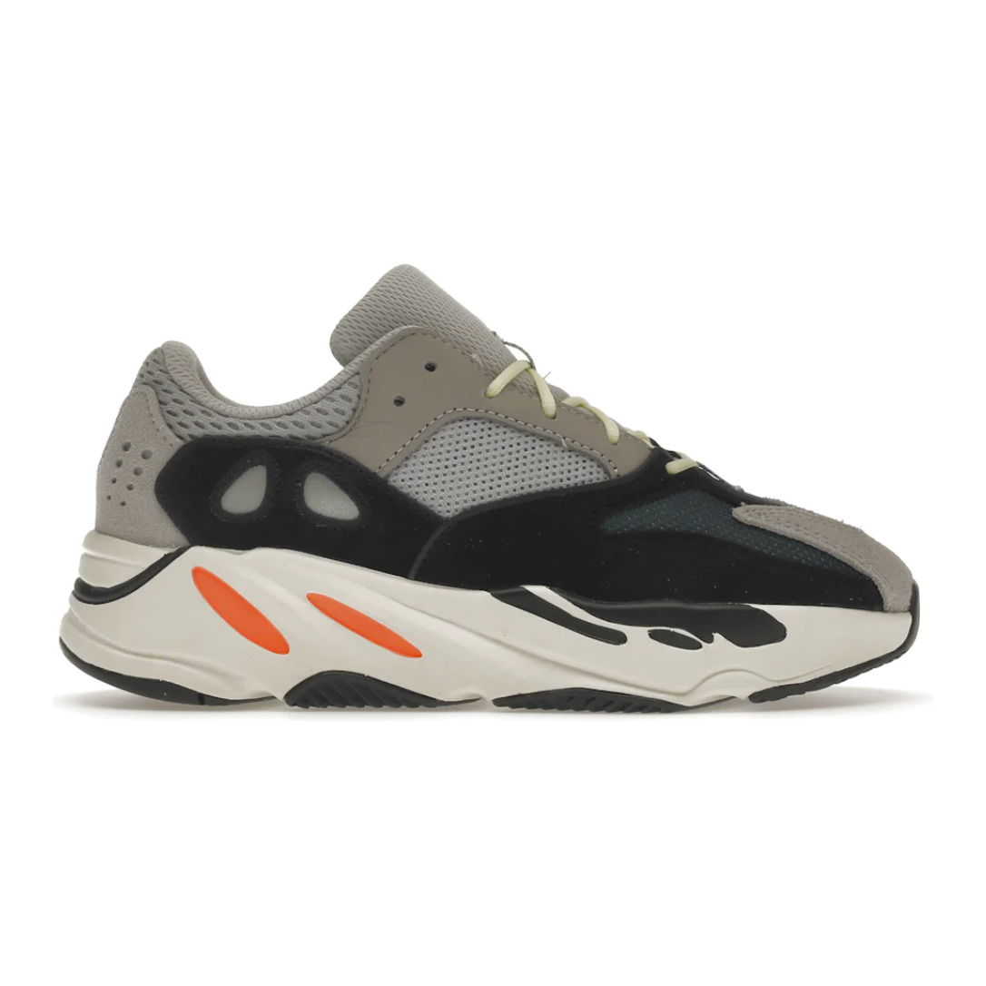 Yeezy Boost 700 Wave Runner (Kids) by Adidas in Shoes. Available at KershKicks for £200.00. A must-have for fans of Adidas looking to elevate their style with this Kids Trainers.