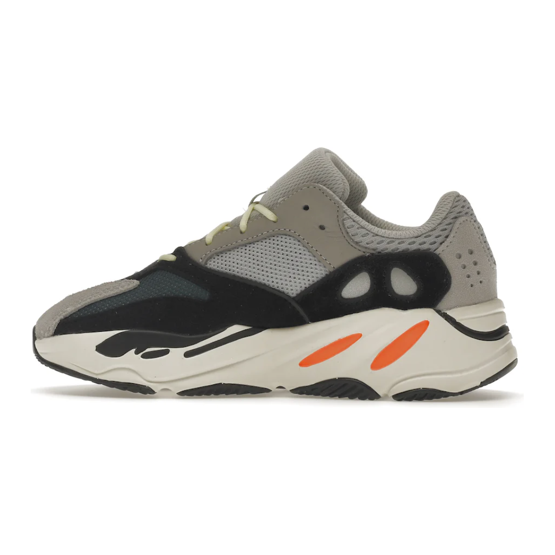 Yeezy Boost 700 Wave Runner (Kids) by Adidas in Shoes. Available at KershKicks for £200.00. A must-have for fans of Adidas looking to elevate their style with this Kids Trainers.