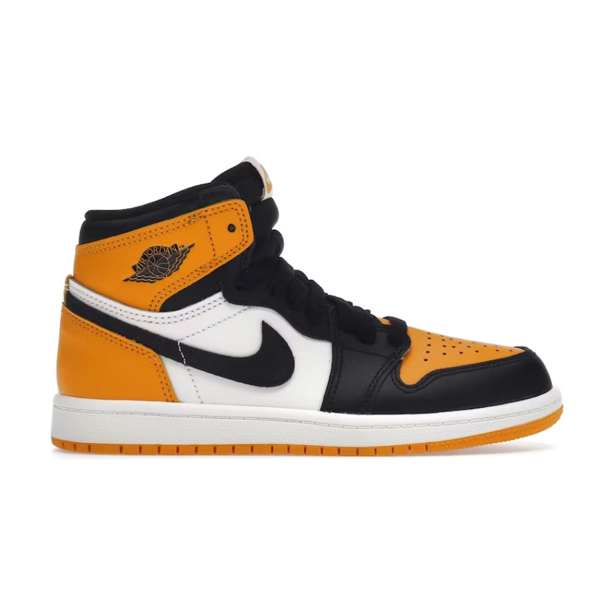Jordan 1 Retro High OG Taxi (PS) by Jordan's in Shoes. Available at KershKicks for £70.00. A must-have for fans of Jordan's looking to elevate their style with this Kids Trainers.