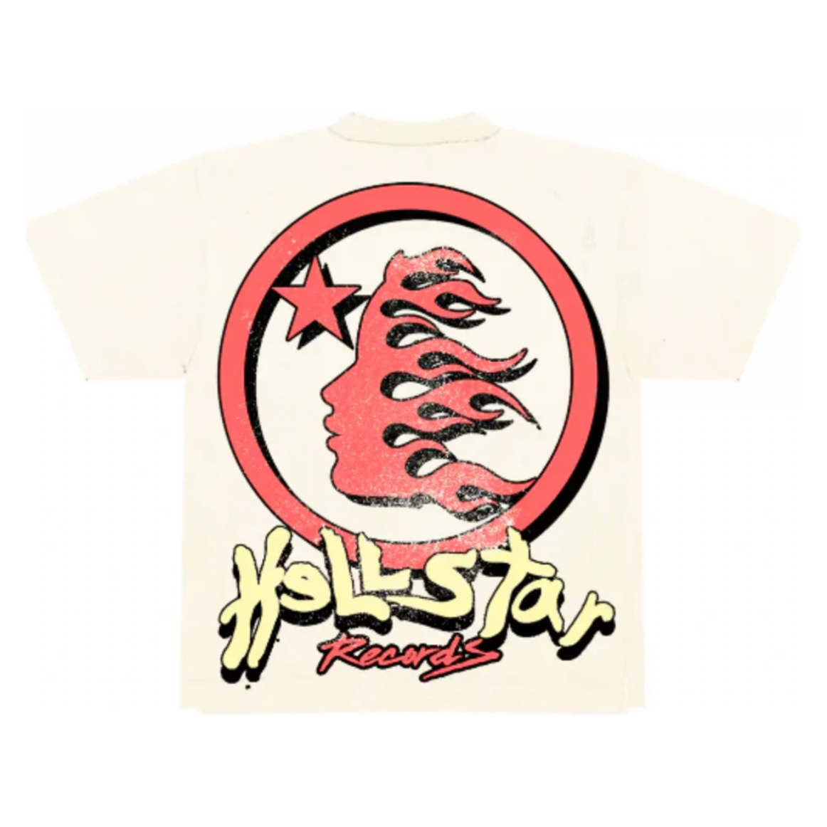 Hellstar Studios Heaven On Earth T-Shirt by Hellstar in Clothing. Available at KershKicks for £200.00. A must-have for fans of Hellstar looking to elevate their style with this T-Shirt.