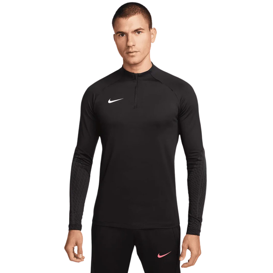 Nike Strike 1/4 Zip Drill Top Black by Nike in Activewear. Available at KershKicks for £37.00. A must-have for fans of Nike looking to elevate their style with this Activewear.