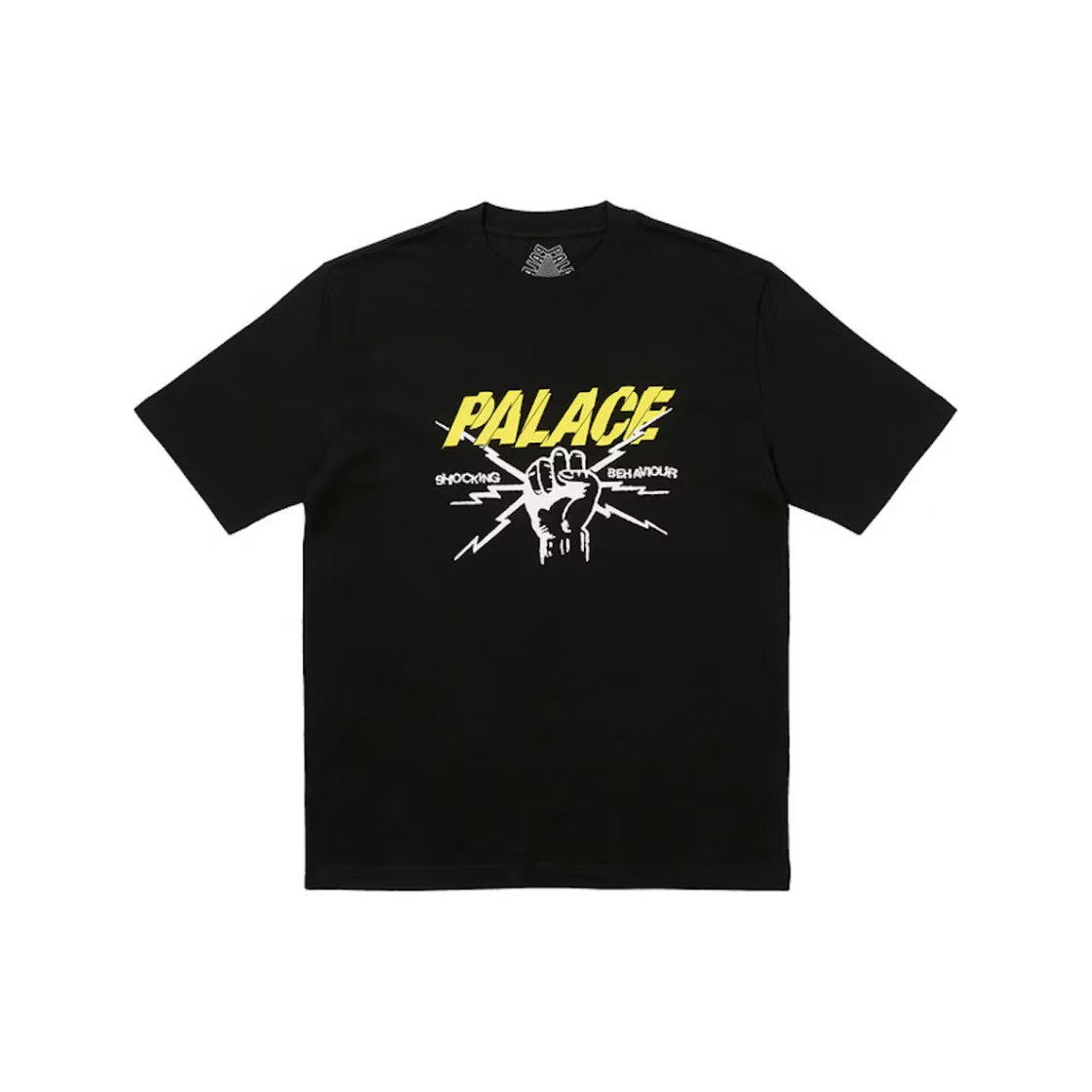 Palace Shocking Behaviour T-Shirt Black by Palace in Uncategorized. Available at KershKicks for £40.00. A must-have for fans of Palace looking to elevate their style with this T-Shirt.