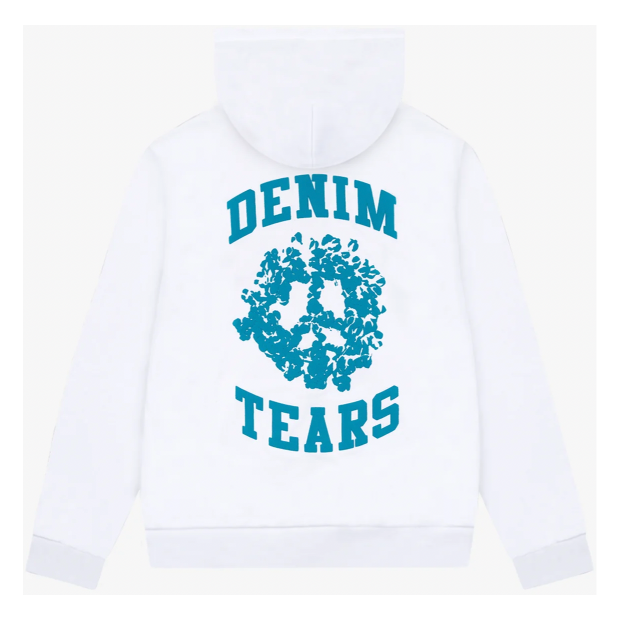 Denim Tears University Zip Hoodie White by Denim Tears in . Available at KershKicks for £185.00. A must-have for fans of Denim Tears looking to elevate their style with this Hoodie.