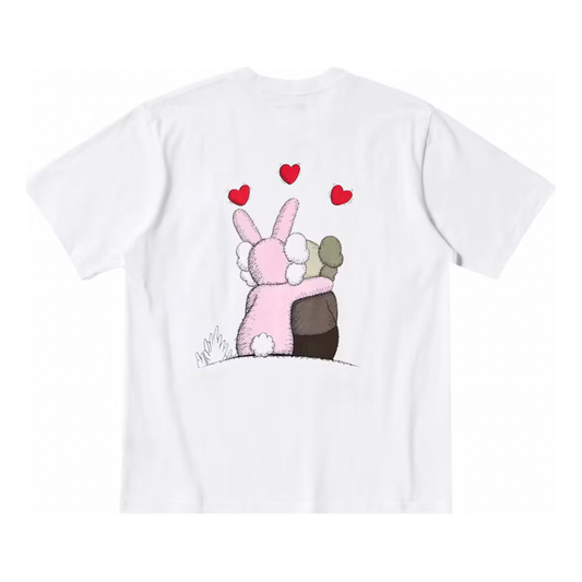 KAWS x Uniqlo Warhol UT Graphic Bunny T-Shirt White by Kaws in . Available at KershKicks for £36.00. A must-have for fans of Kaws looking to elevate their style with this T-Shirt.