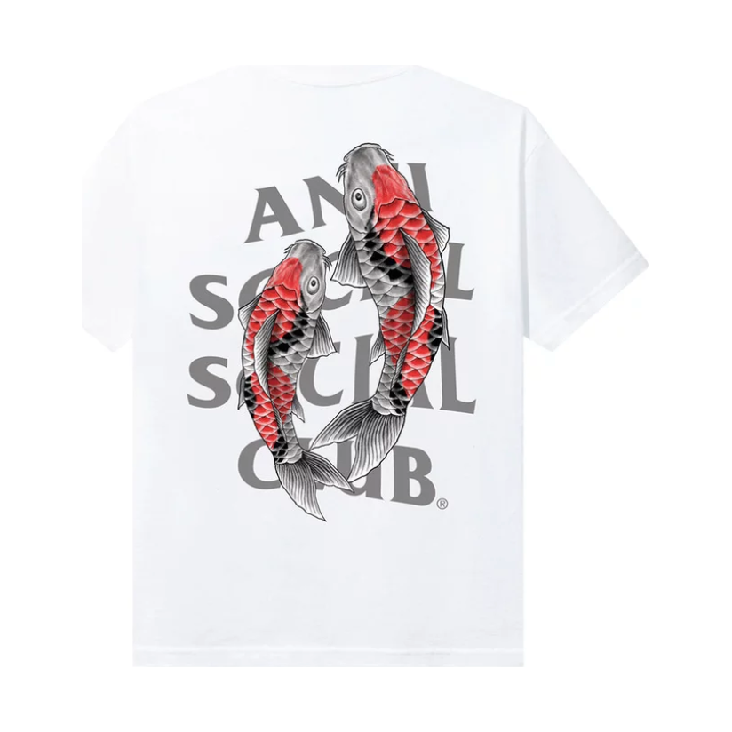 Anti Social Social Club Koi Garden Tee (3M Reflective) White by Anti Social Social Club in . Available at KershKicks for £75.00. A must-have for fans of Anti Social Social Club looking to elevate their style with this T-Shirt.