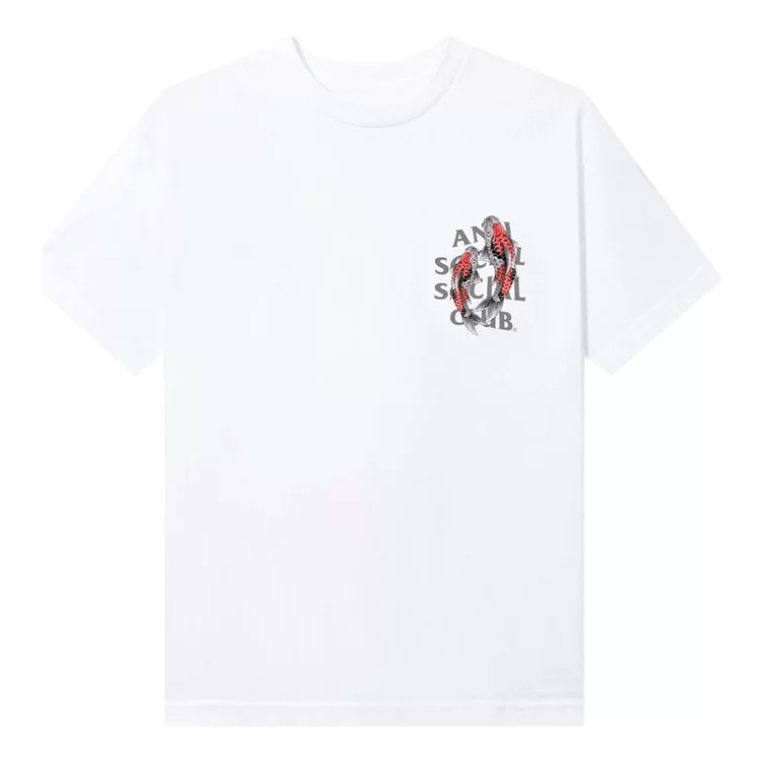 Anti Social Social Club Koi Garden Tee (3M Reflective) White by Anti Social Social Club in . Available at KershKicks for £75.00. A must-have for fans of Anti Social Social Club looking to elevate their style with this T-Shirt.
