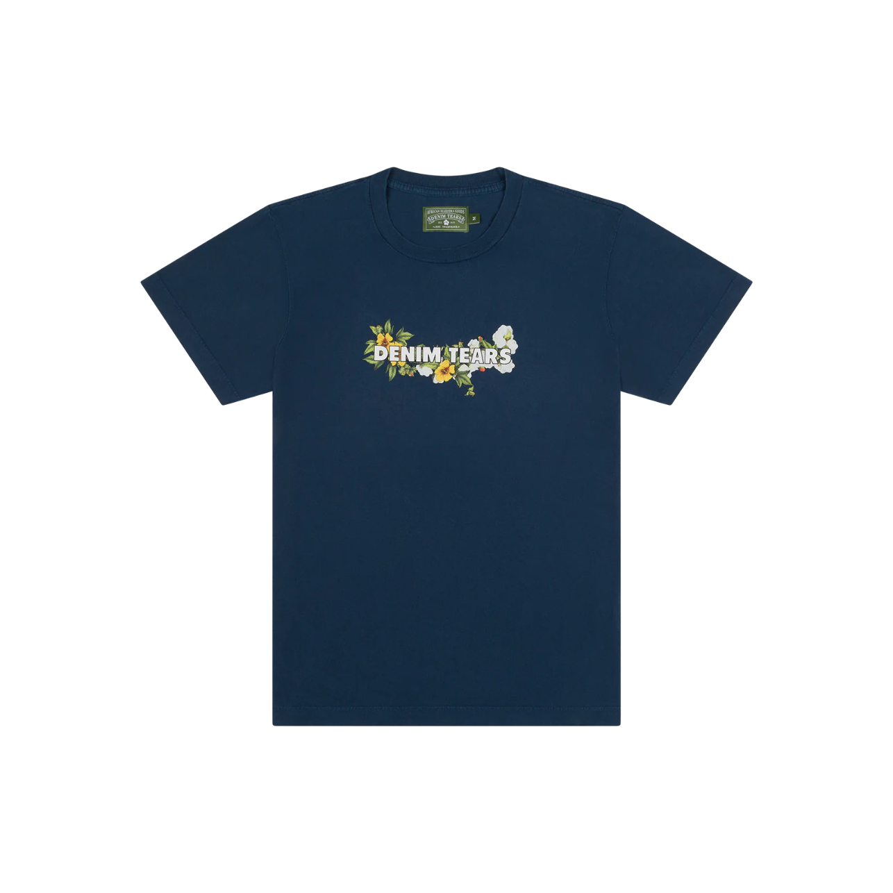 Denim Tears Logo Tee Navy | Denim Tears | KershKicks Denim Tears Logo Tee Navy | Denim Tears | KershKicks