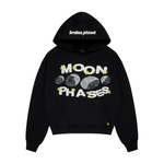 Broken Planet Moon Phases Hoodie Midnight Black Broken Planet Moon Phases Hoodie Midnight Black