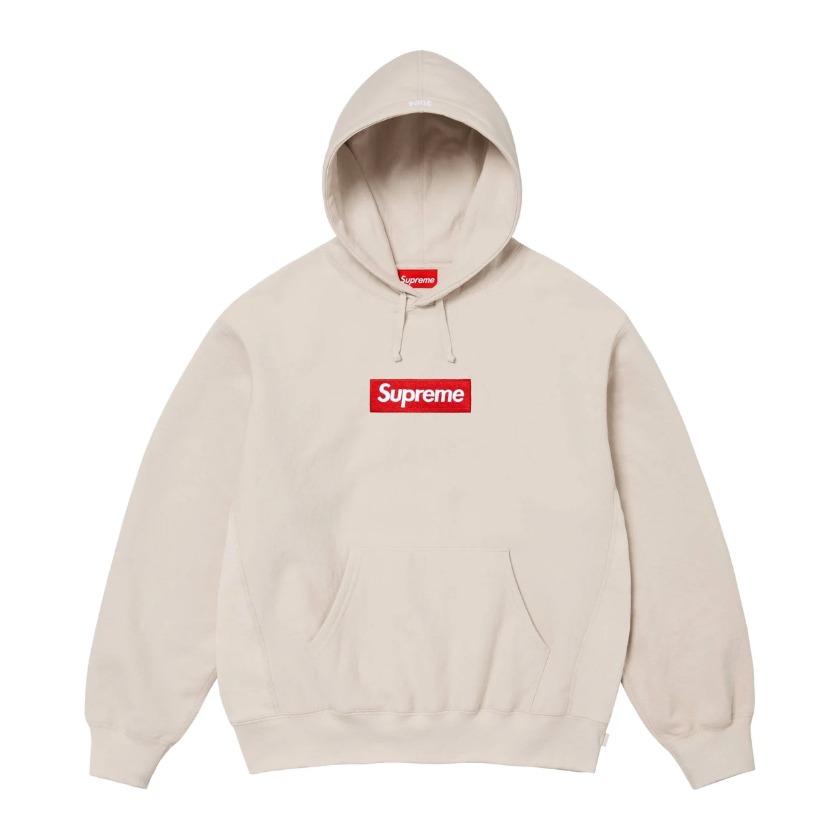 Supreme Box Logo Hooded Sweatshirt (FW24) Stone | Supreme | KershKicks Supreme Box Logo Hooded Sweatshirt (FW24) Stone | Supreme | KershKicks