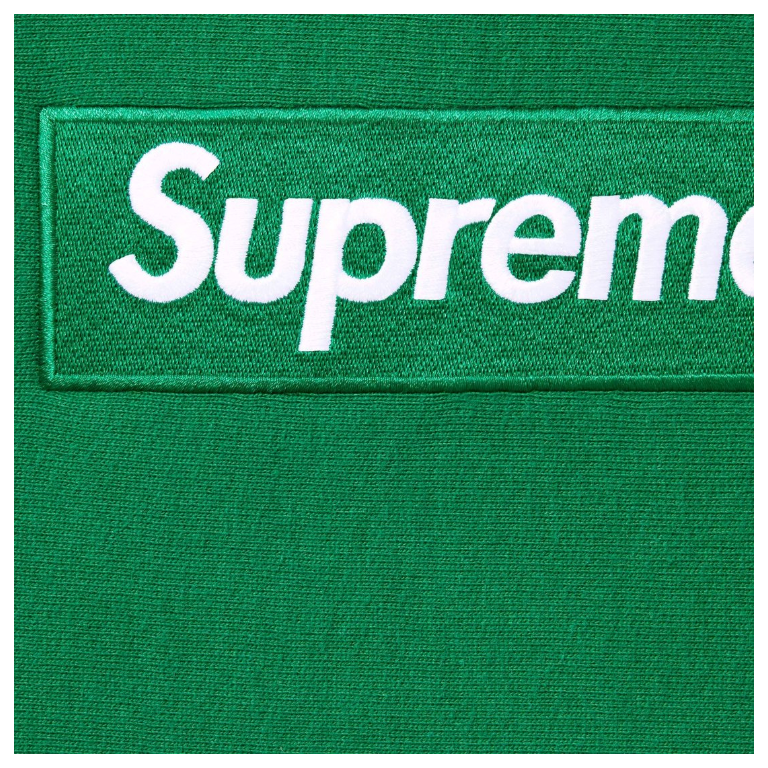 Supreme Box Logo Hooded Sweatshirt (FW24) Green