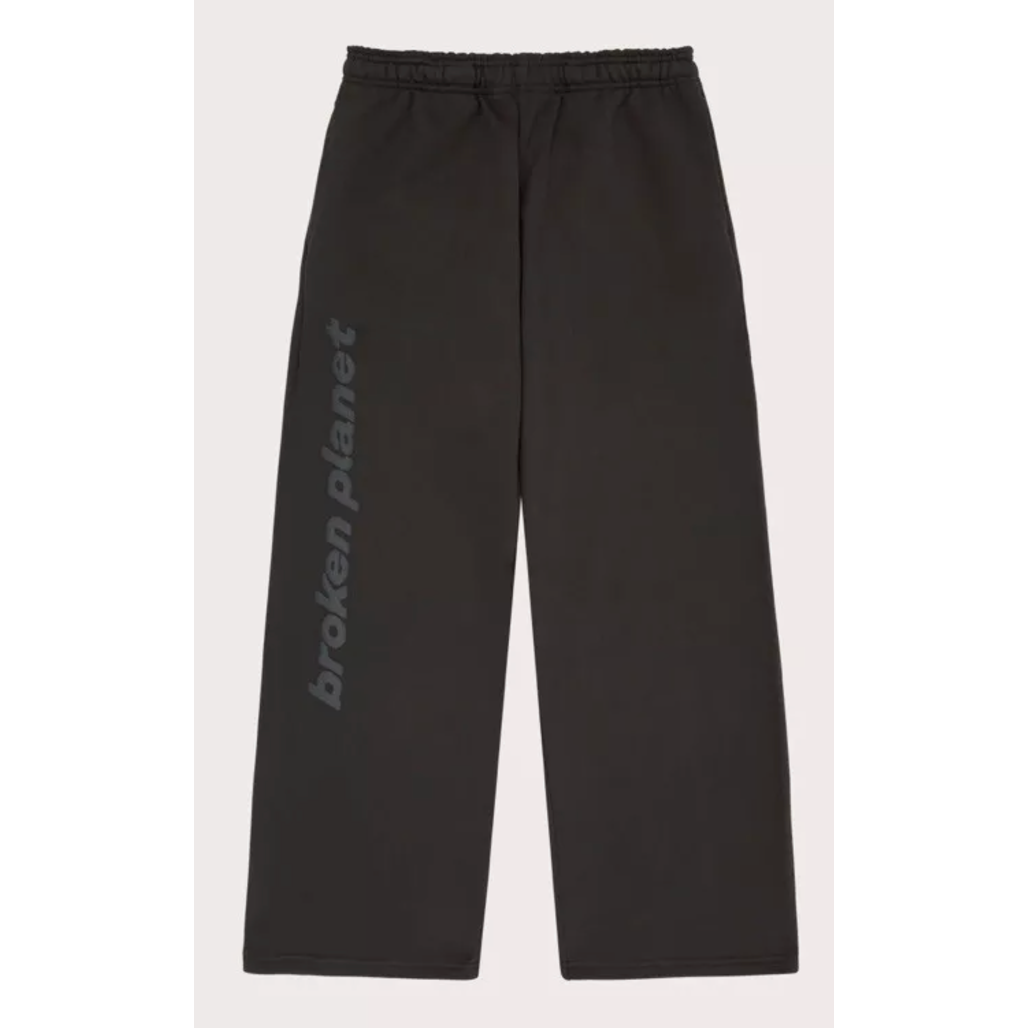 Broken Planet Repair Service Wide Leg Sweatpants Soot Black