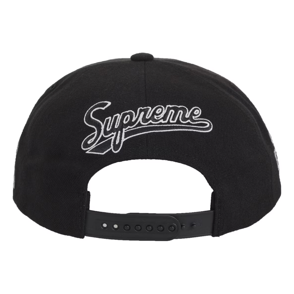 Supreme World Famous S Logo 6-Panel Black