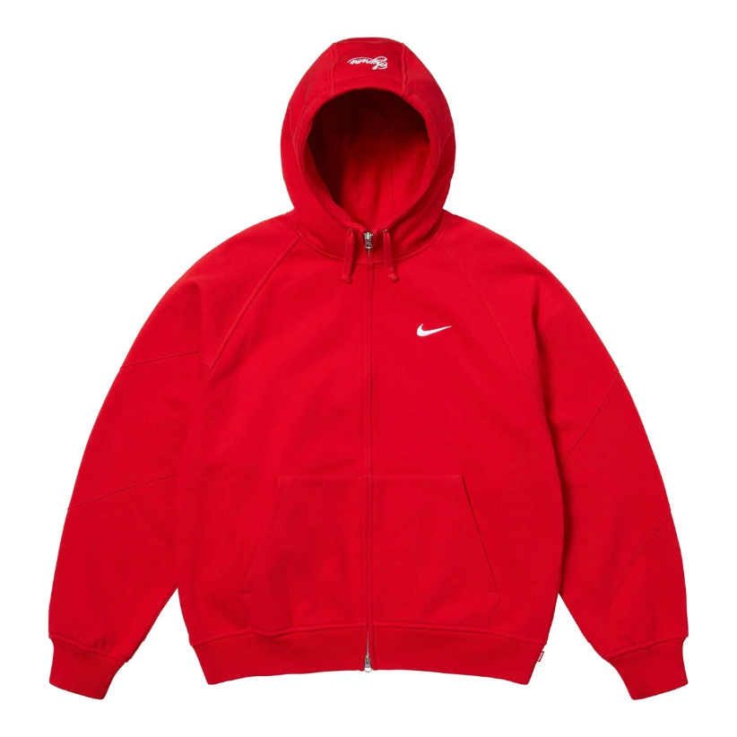 Supreme Nike Zip Up Hooded Sweatshirt Red | Supreme | KershKicks Supreme Nike Zip Up Hooded Sweatshirt Red | Supreme | KershKicks