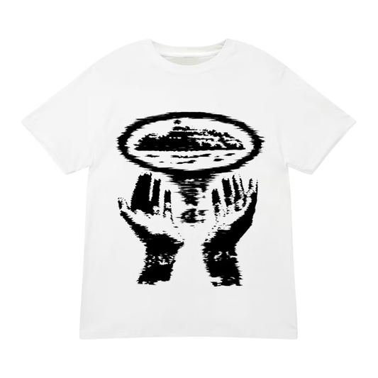 Corteiz Vortex Hands Tee White