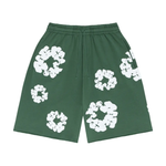 Denim Tears The Cotton Wreath Shorts Green Denim Tears The Cotton Wreath Shorts Green