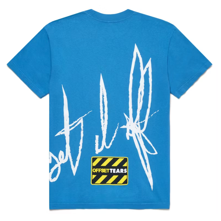 Denim Tears x Offset Set It Off #2 T-shirt Blue