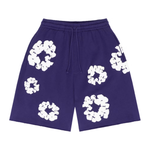 Denim Tears The Cotton Wreath Shorts Purple Denim Tears The Cotton Wreath Shorts Purple