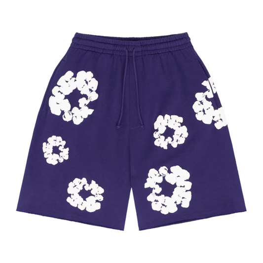 Denim Tears The Cotton Wreath Shorts Purple
