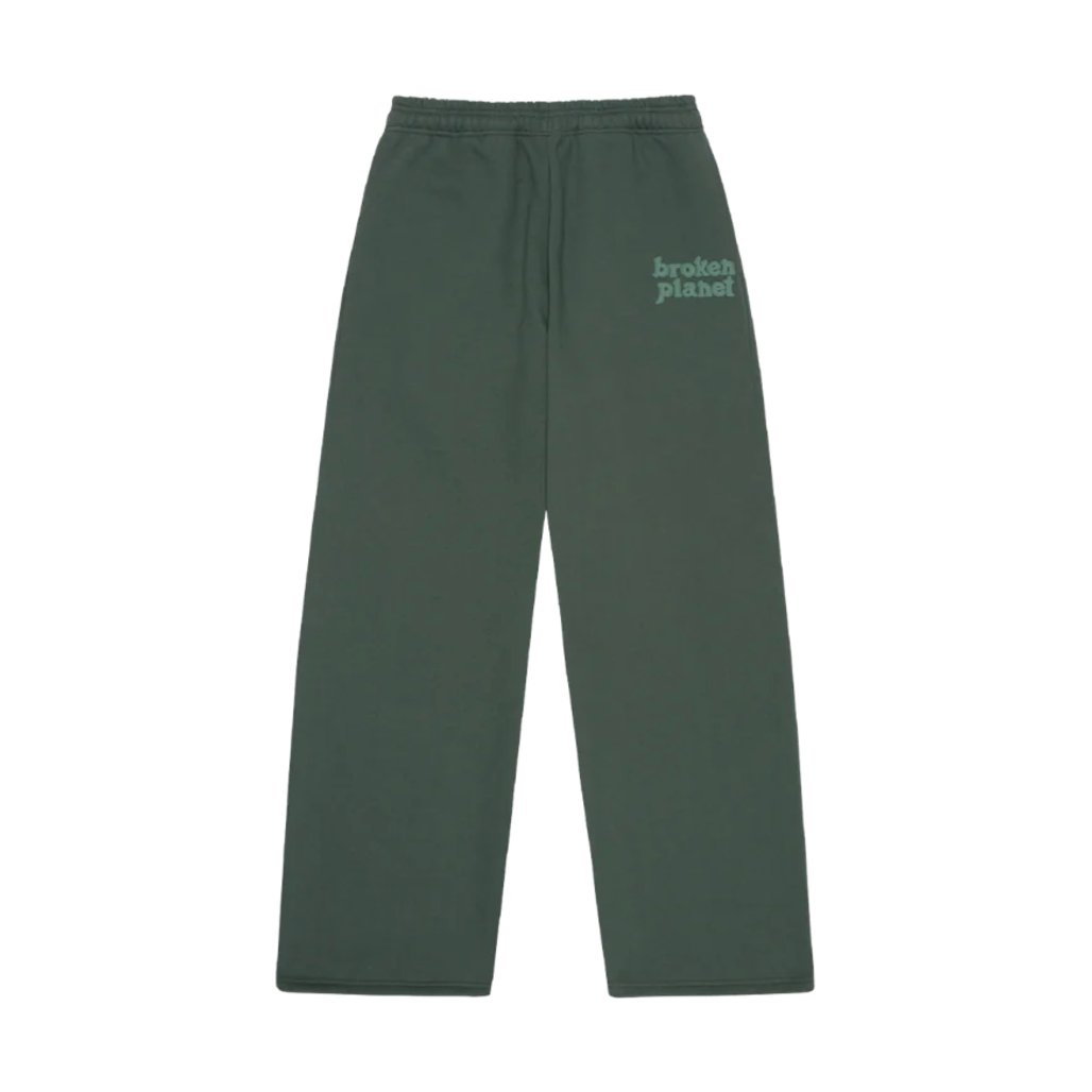 Broken Planet Straight Leg Sweatpants Emerald Green