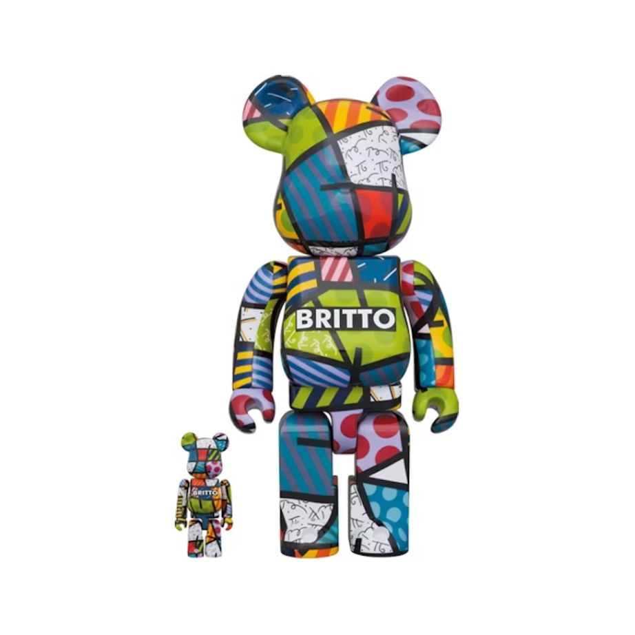 Bearbrick x Romero Britto 100% & 400% Set