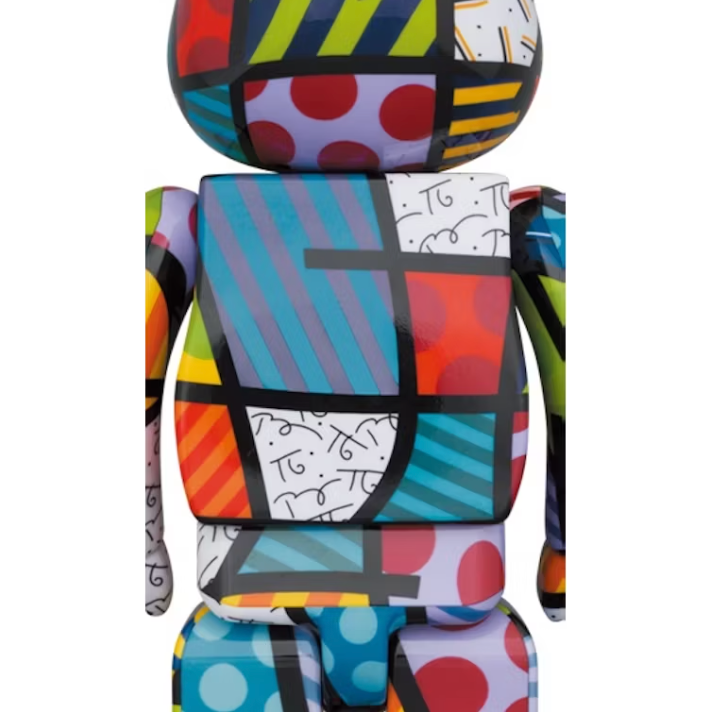 Bearbrick x Romero Britto 100% & 400% Set