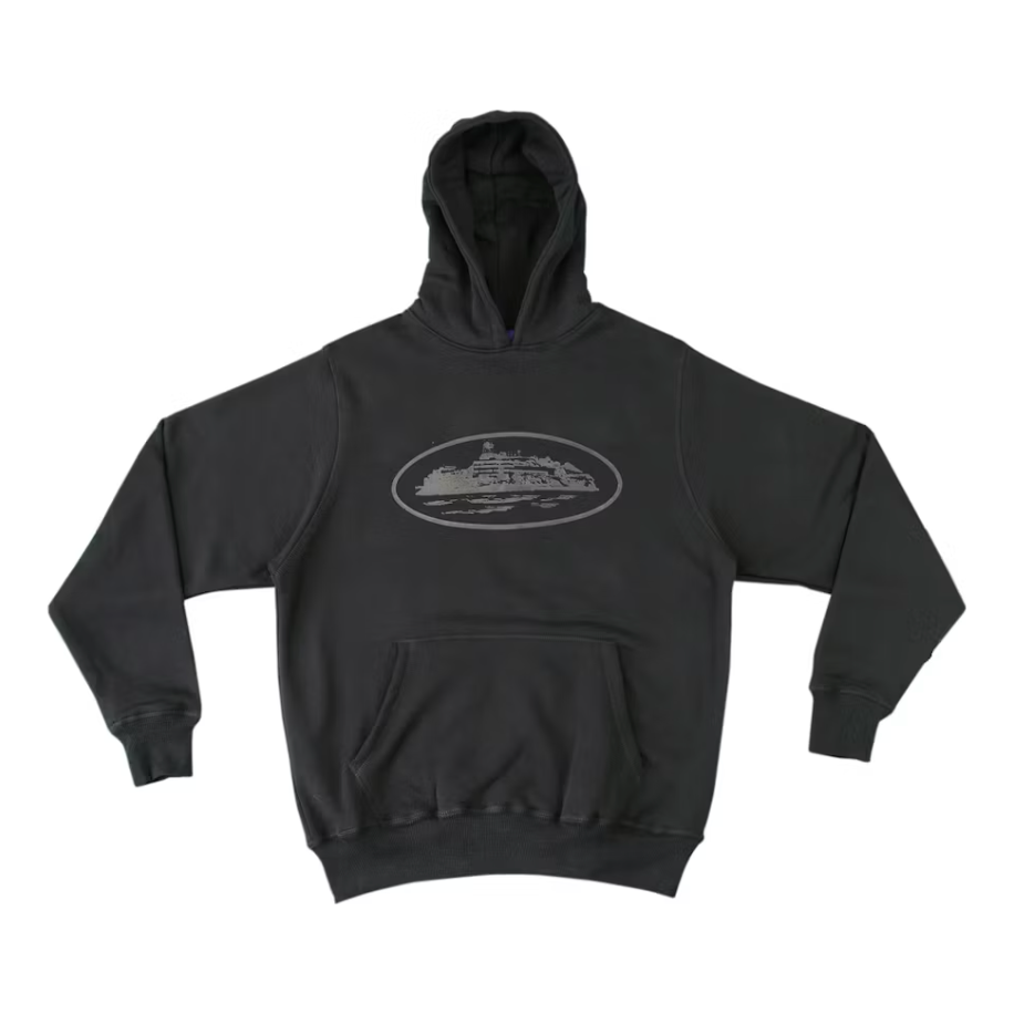 Corteiz Alcatraz Full Tracksuit Triple Black