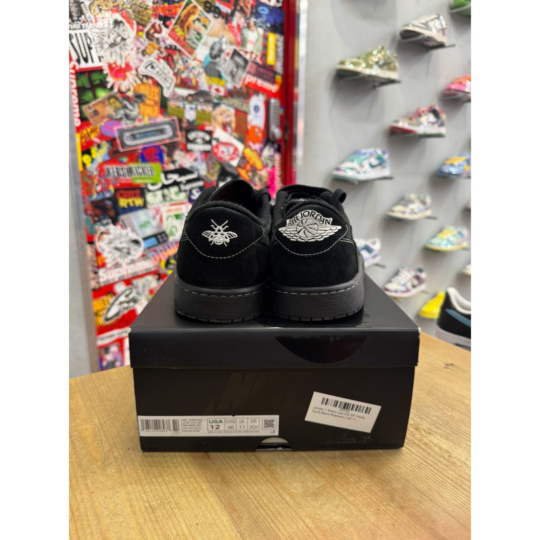 Jordan 1 Retro Low OG SP Travis Scott Black Phantom UK 11