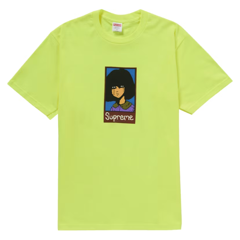 Supreme Emo Tee Fluorescent Yellow