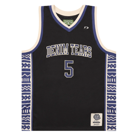 Denim Tears 5Q Game Jersey Black