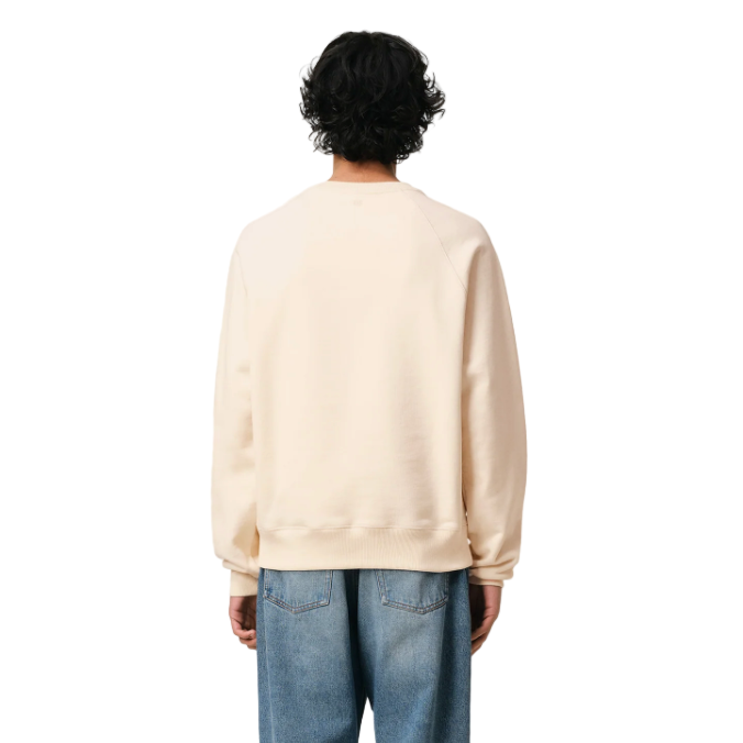 AMI Paris Ami De Coeur Sweatshirt White Cream