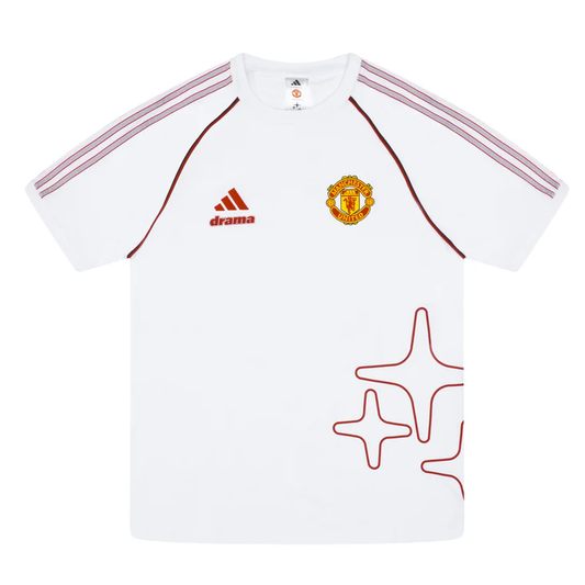 Drama X Adidas X United White Tee