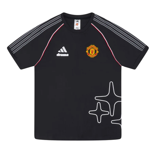 Drama X Adidas X United Black Tee