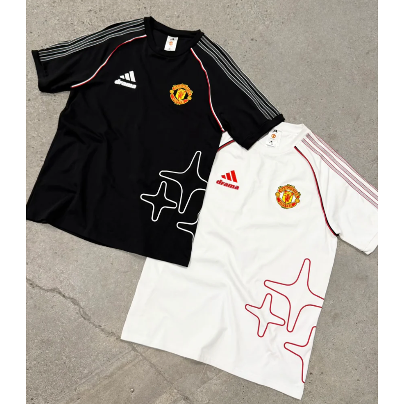 Drama X Adidas X United Black Tee