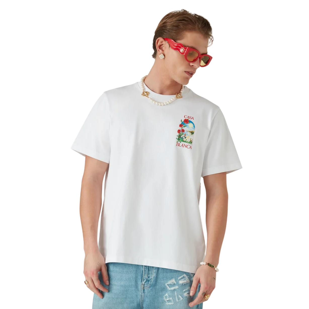 Casablanca LA Days T-Shirt White