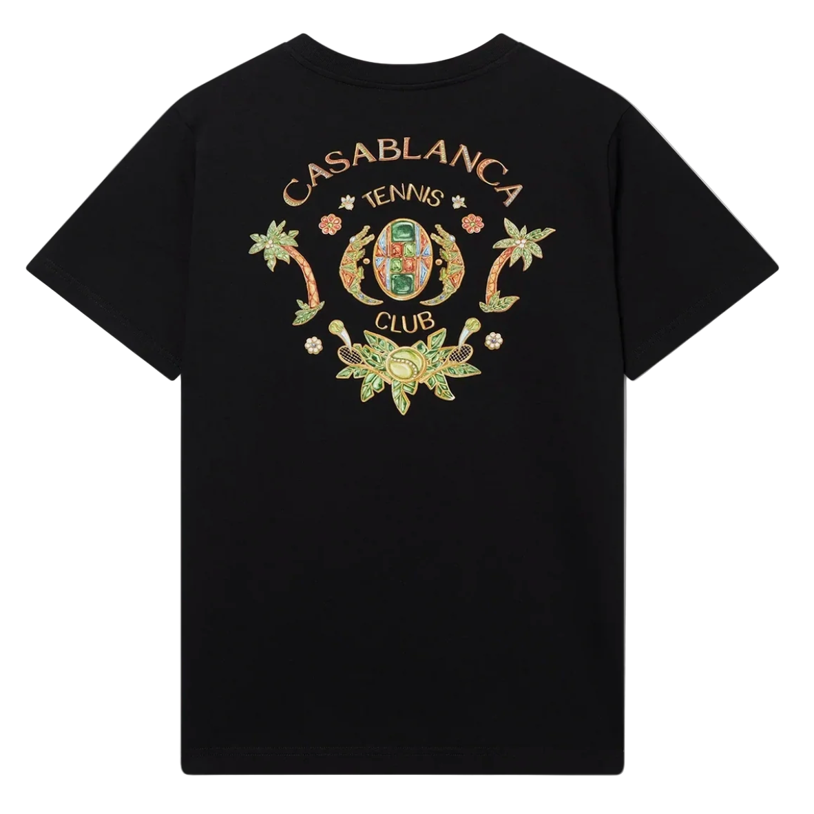 Casablanca Joyaux D'afrique Tennis Club T-Shirt Black