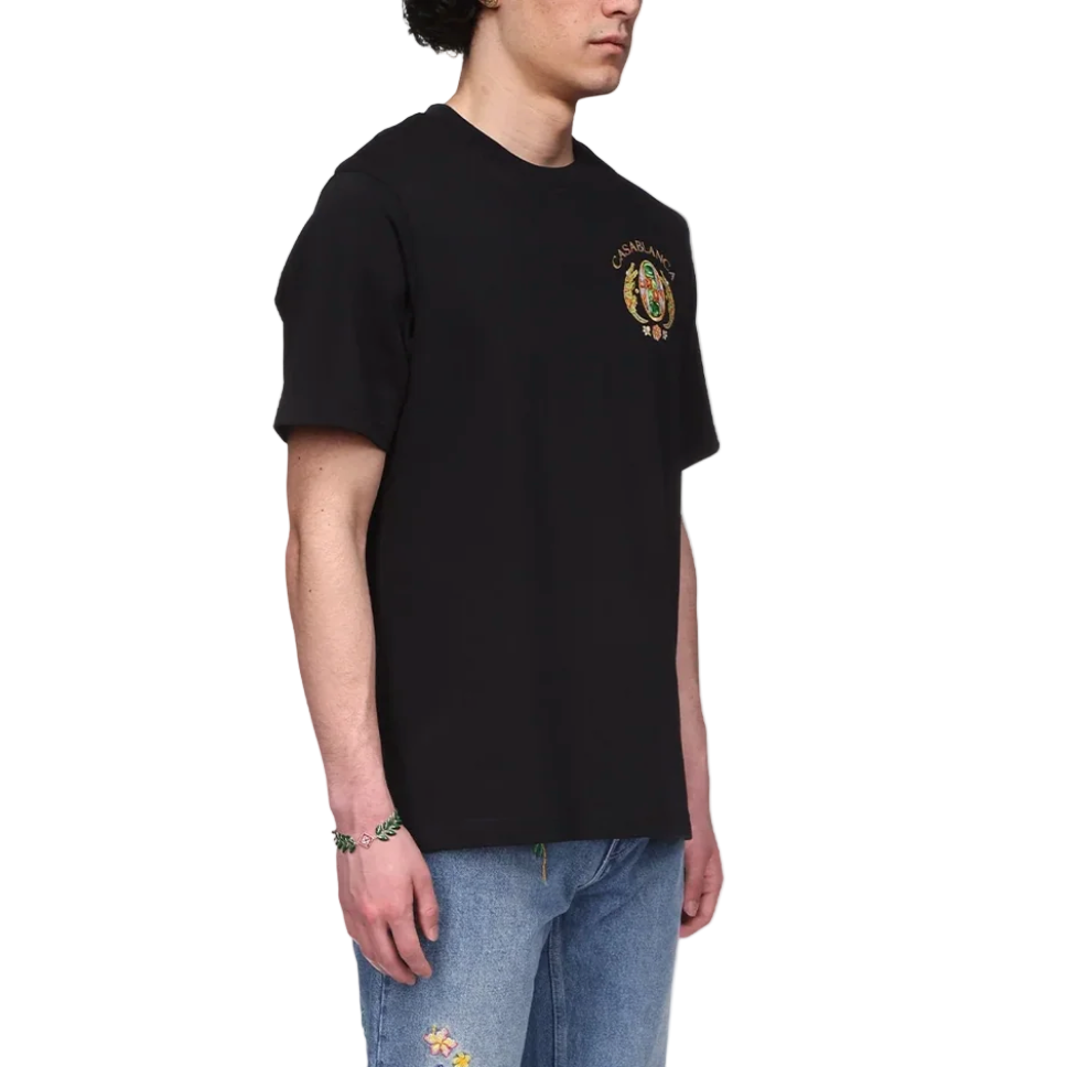 Casablanca Joyaux D'afrique Tennis Club T-Shirt Black