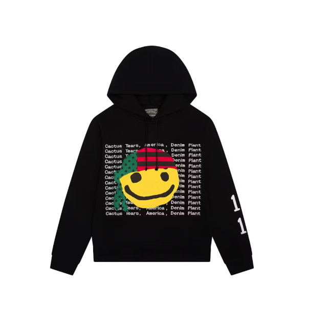 Denim Tears x CPFM Cactus Smiley Hoodie Black | Denim Tears Denim Tears x CPFM Cactus Smiley Hoodie Black | Denim Tears