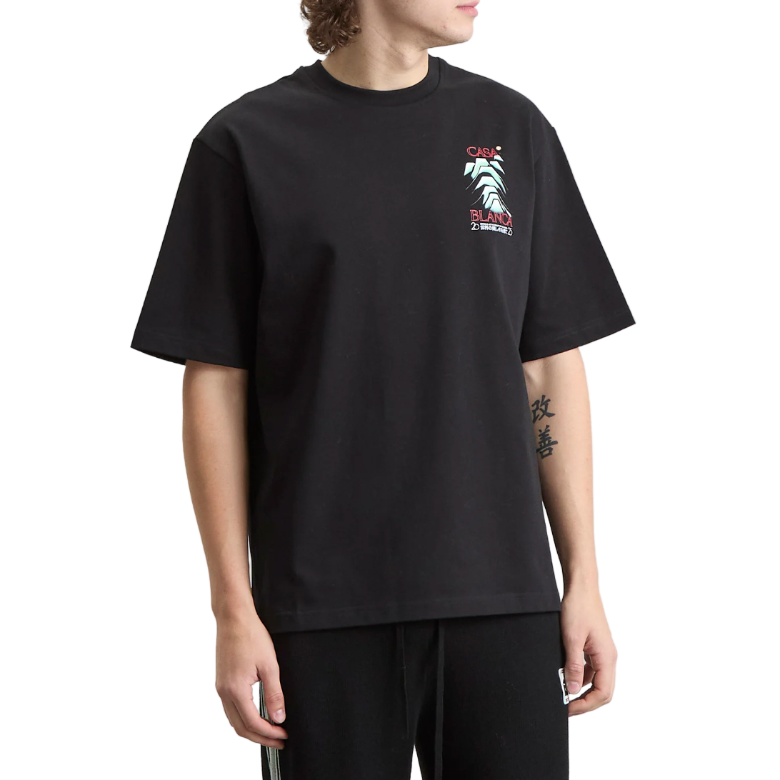 Casablanca Frosty Mountain T-Shirt Black