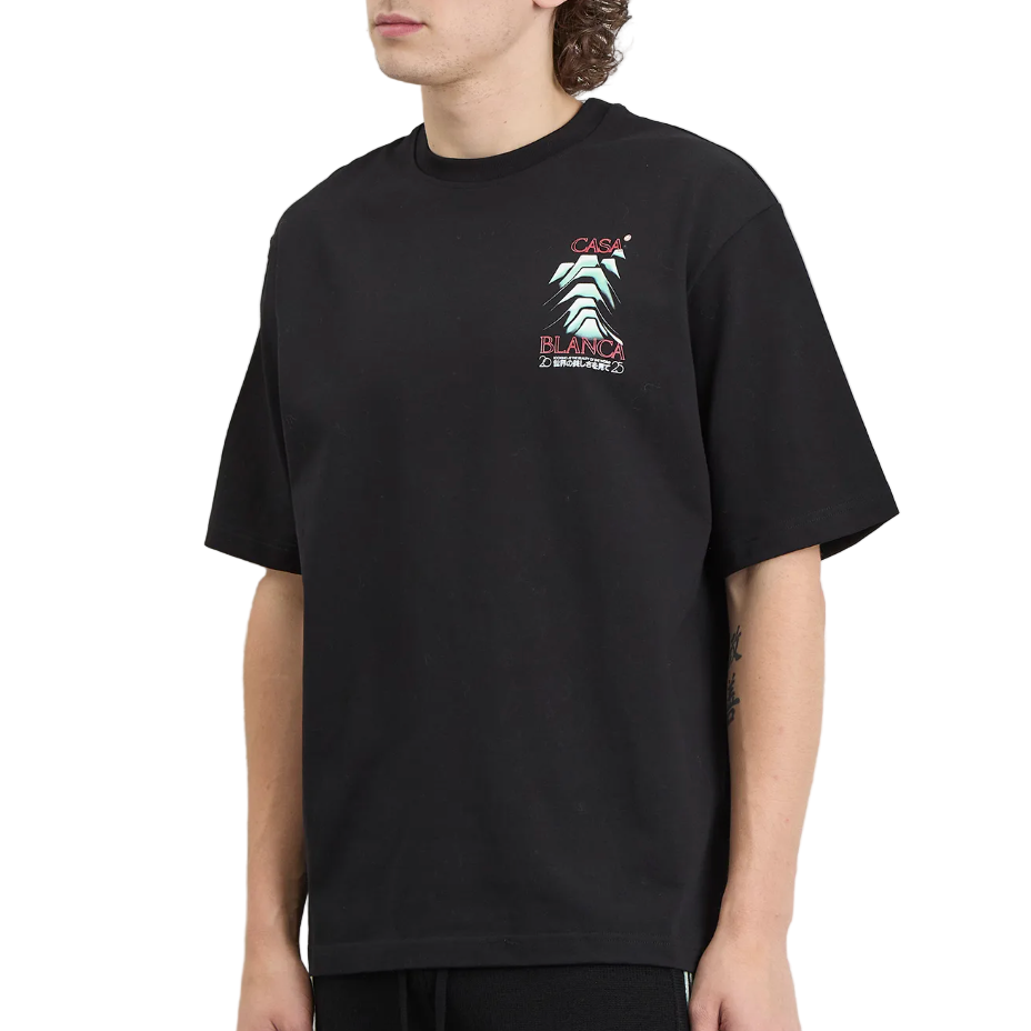 Casablanca Frosty Mountain T-Shirt Black