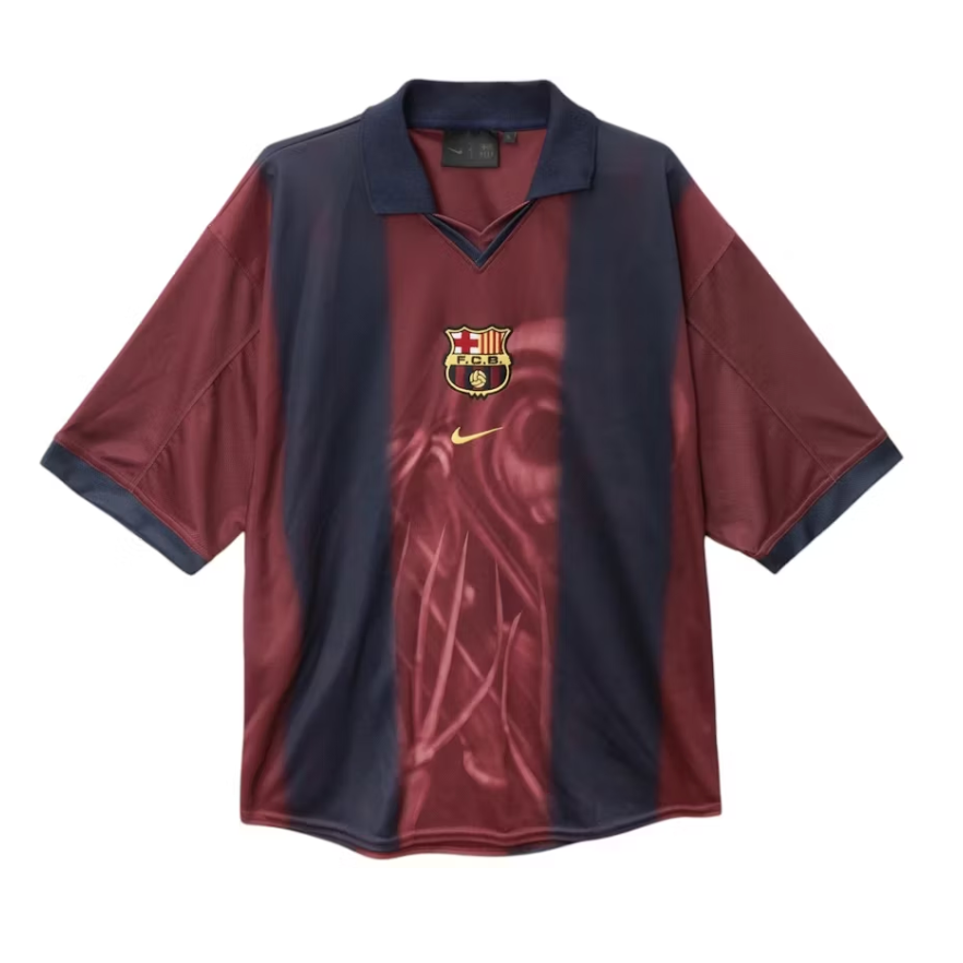 Travis Scott x Nike x FC Barcelona Retro 2000/01 Home Skeleton Jersey