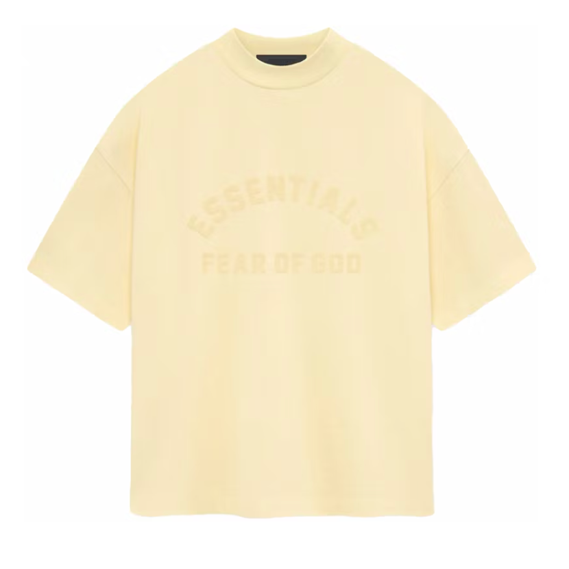 Fear of God Essentials Jersey Crewneck Tee Garden Yellow