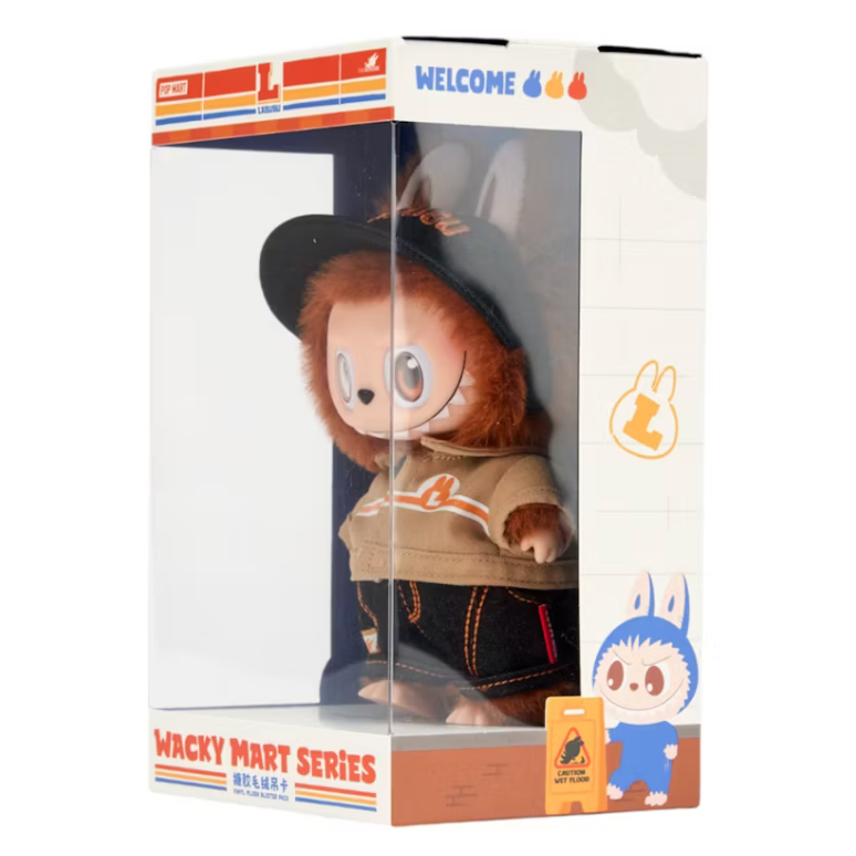 Pop Mart Labubu The Monsters Wacky Mart Series Vinyl Plush Hanging Card