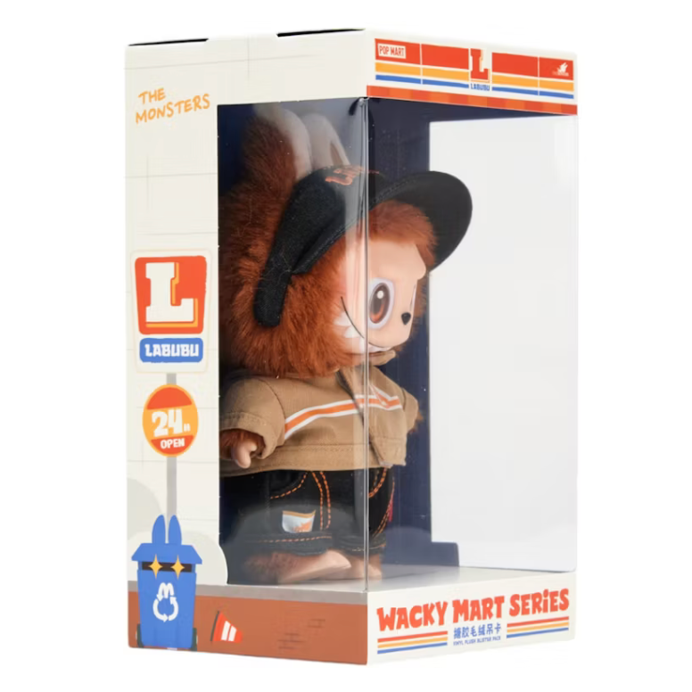 Pop Mart Labubu The Monsters Wacky Mart Series Vinyl Plush Hanging Card