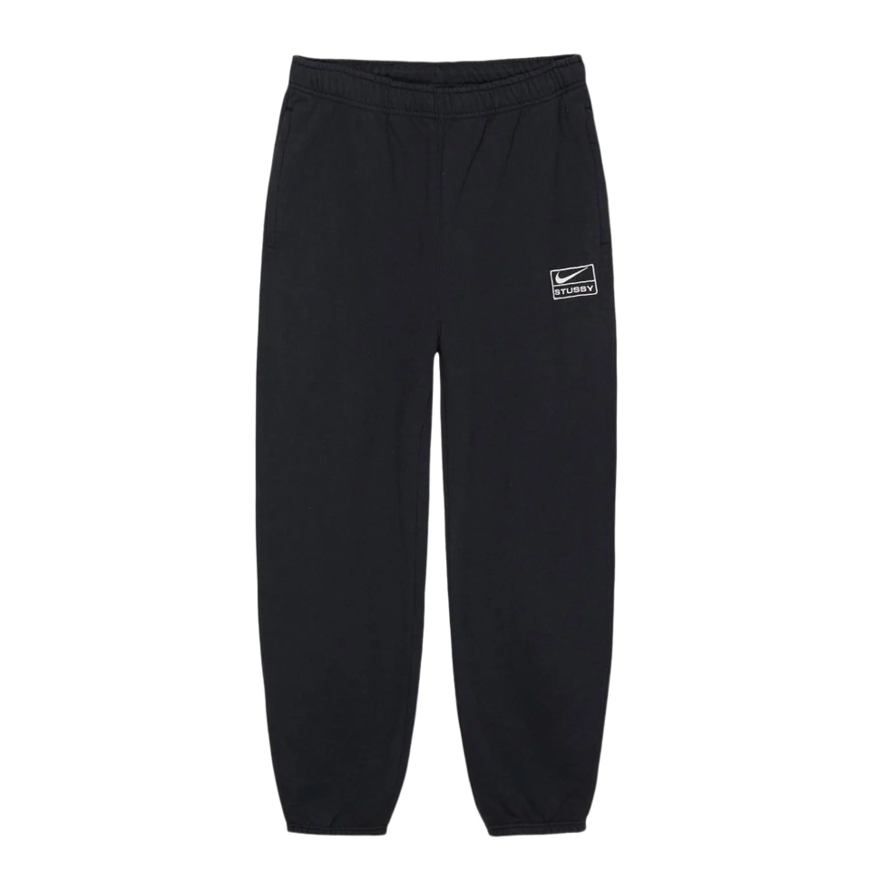 Stussy x Nike Stone Washed Fleece Pant (FW25) Black