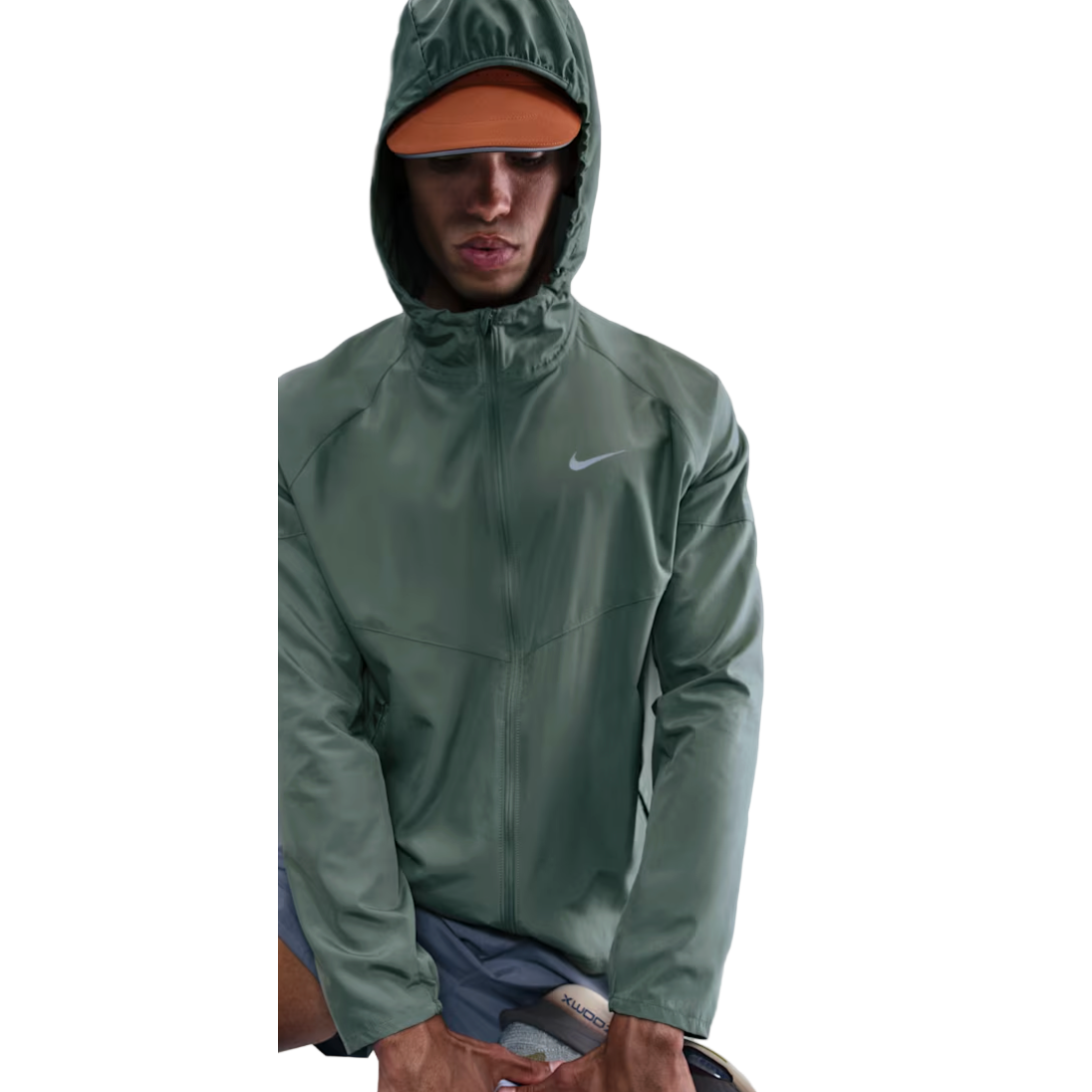 Nike Miler Men's Repel Running Jacket Green