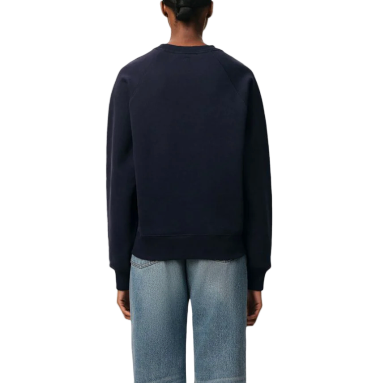 AMI Paris Ami De Coeur Sweatshirt Navy Blue