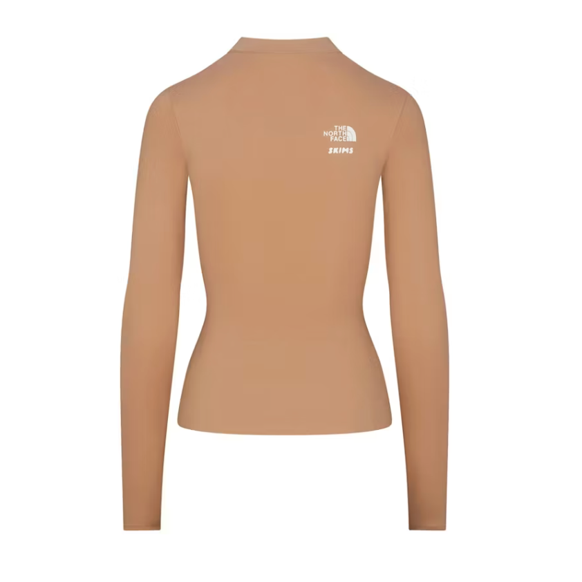 SKIMS x TNF Refina Long Sleeve Top Ochre