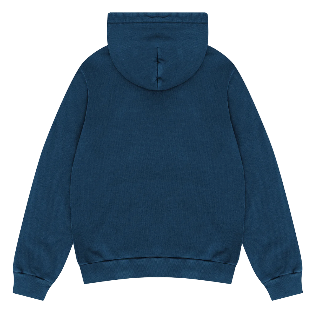 Denim Tears Embroidered Floral Hoodie Navy